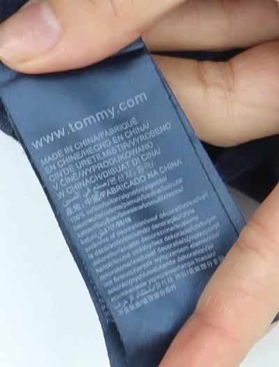 Tommy Hilfiger Men's Blue Check Dress Shirt L