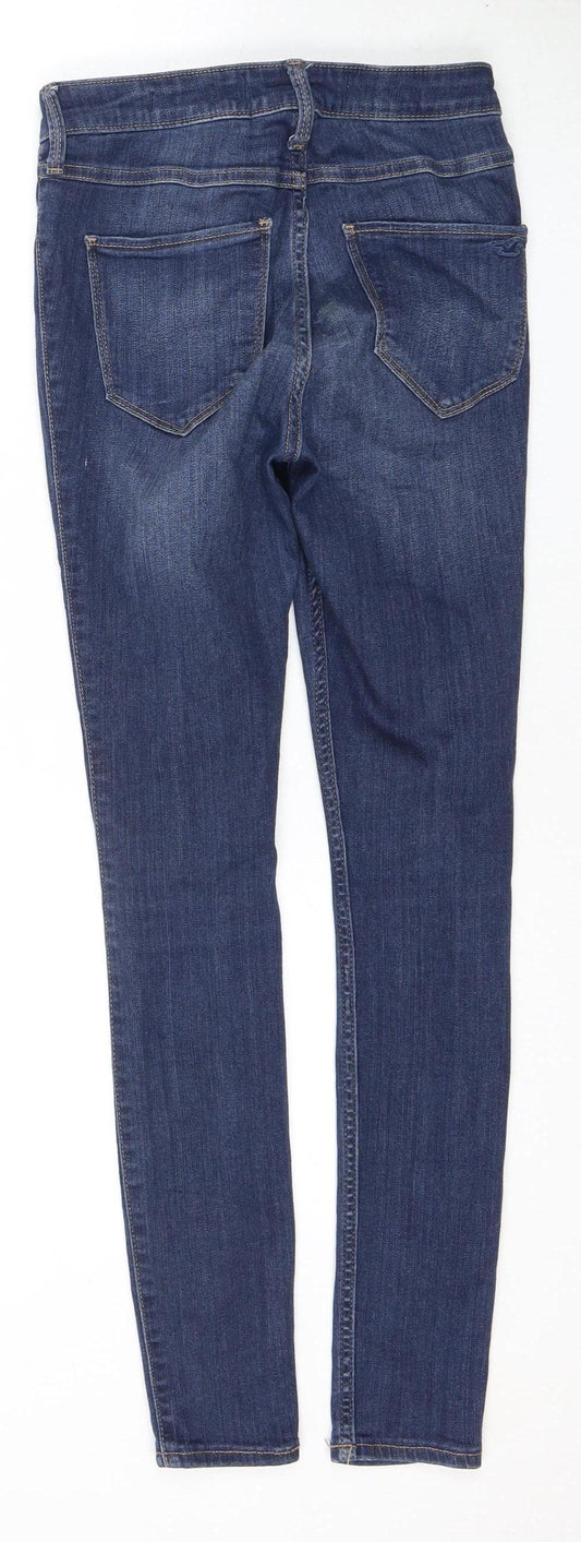 Hollister Women's Blue Skinny Jeans Size 5R
