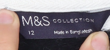 Womens UK Size 12 Marks and Spencer Multicoloured Full Zip Sweatshirt