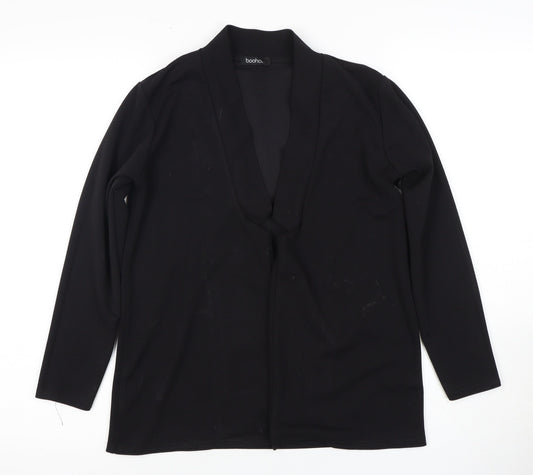 Boohoo Women's Black Blazer Jacket Size 6