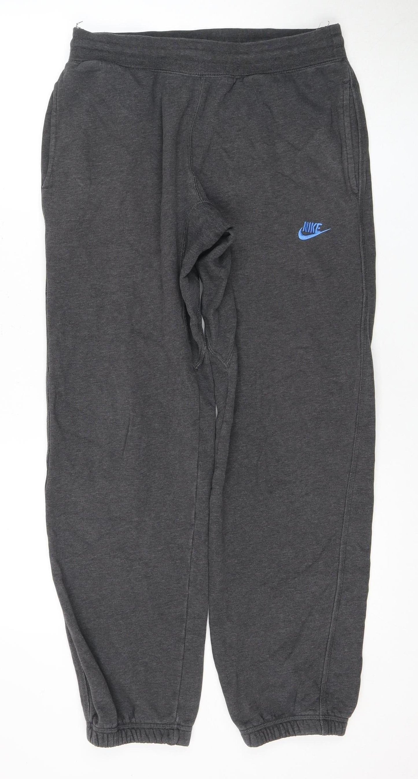 Nike Men's Black Jogger Trousers M - Elastic Waist, Pockets