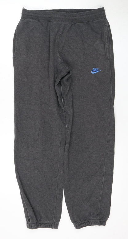Nike Men's Black Jogger Trousers M - Elastic Waist, Pockets