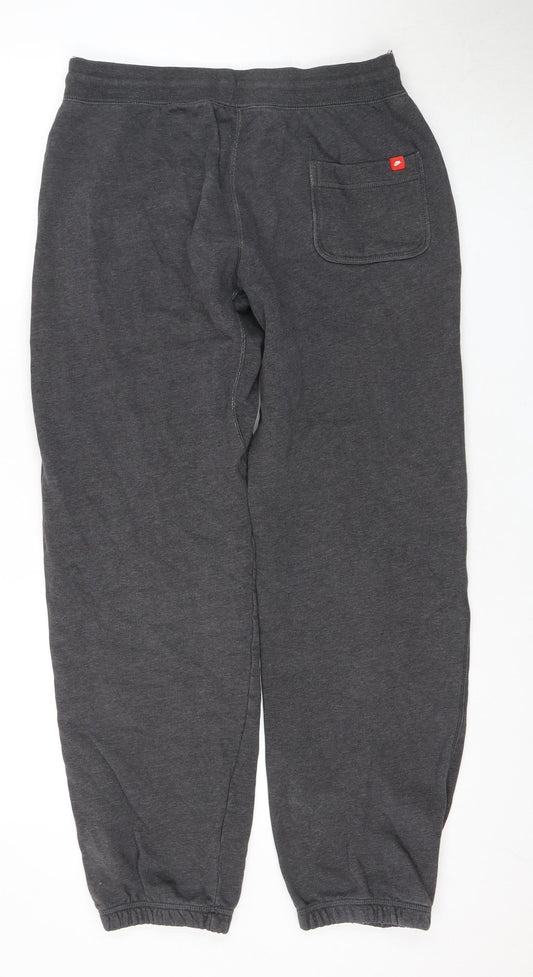 Nike Men's Black Jogger Trousers M - Elastic Waist, Pockets