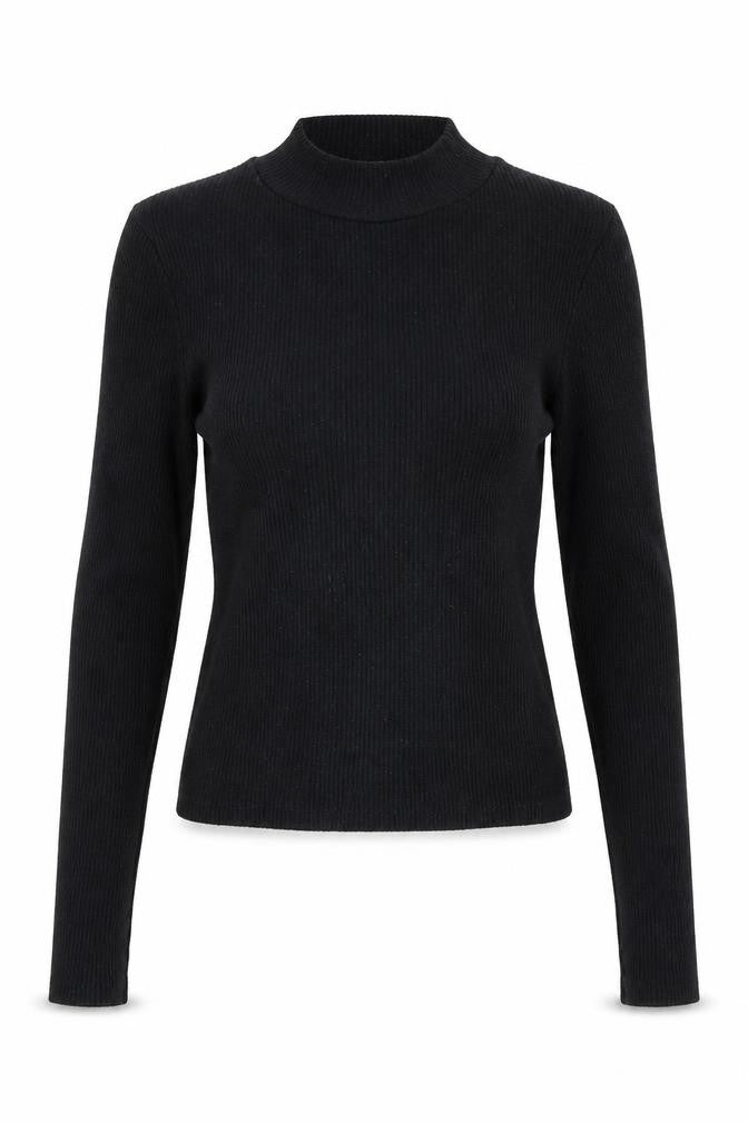 Womens UK Size 18 Pull & Bear Black Basic T-Shirt