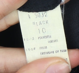 Montgomery Ward Women's Black Suit Jacket Size 10