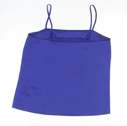 Womens UK Size 10 Warehouse Blue Camisole Tank