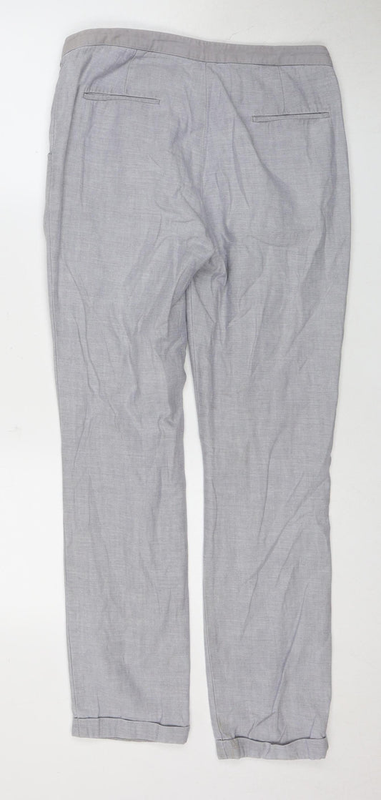 Loft Women’s Grey Trousers, Size 2XS, Cotton