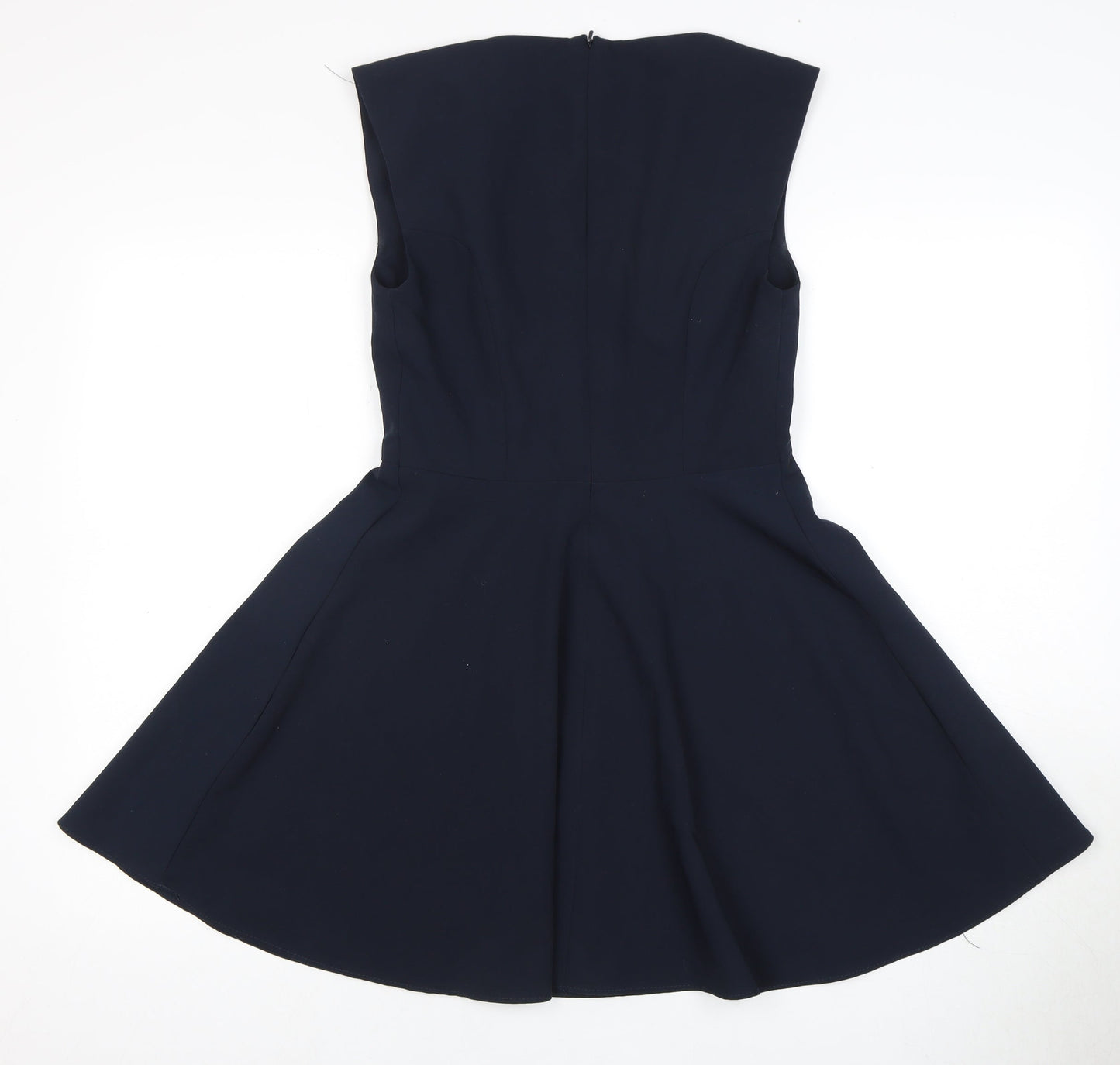 French Connection Blue Fit & Flare Dress, Size 8 - Women's