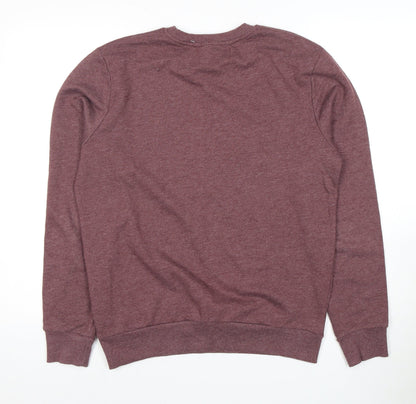 Mens UK Size M River Island Purple Pullover Sweatshirt
