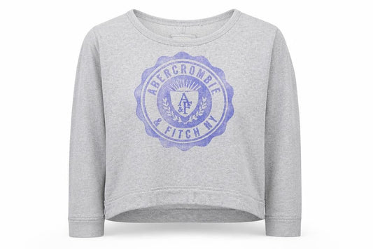 Abercrombie & Fitch Women's Logo Pullover Sweatshirt S