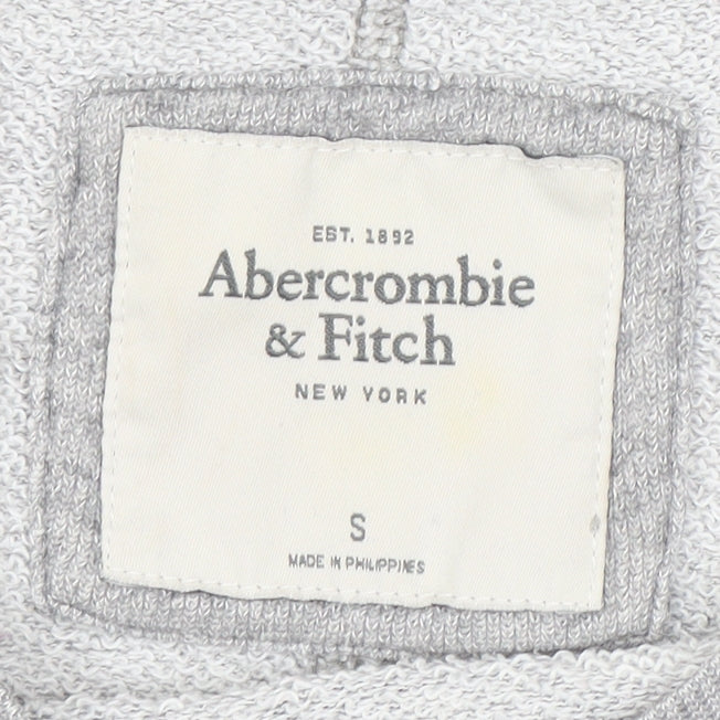 Abercrombie & Fitch Grey Women's Logo Pullover Sweatshirt S
