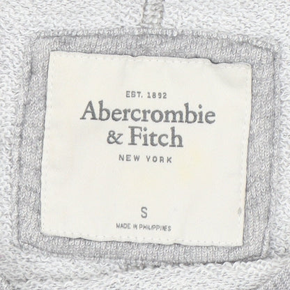 Abercrombie & Fitch Grey Women's Logo Pullover Sweatshirt S