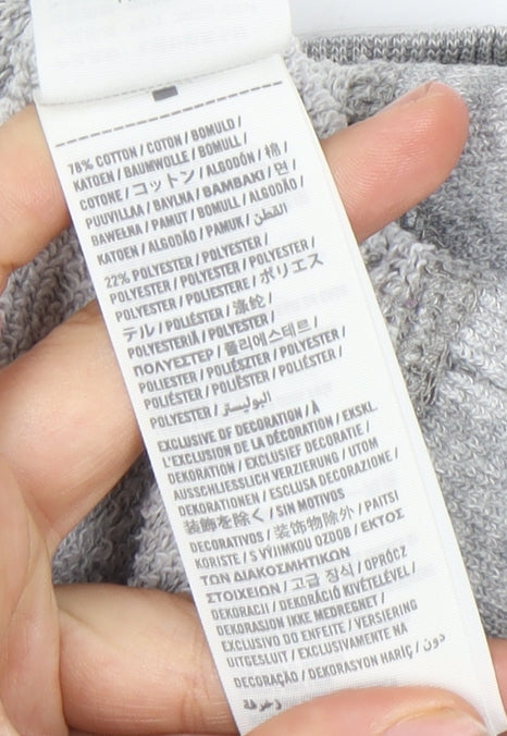 Abercrombie & Fitch Grey Women's Logo Pullover Sweatshirt S