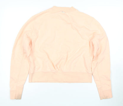 Puma Women's Peach Sweatshirt - Size 10 - Soft Cotton