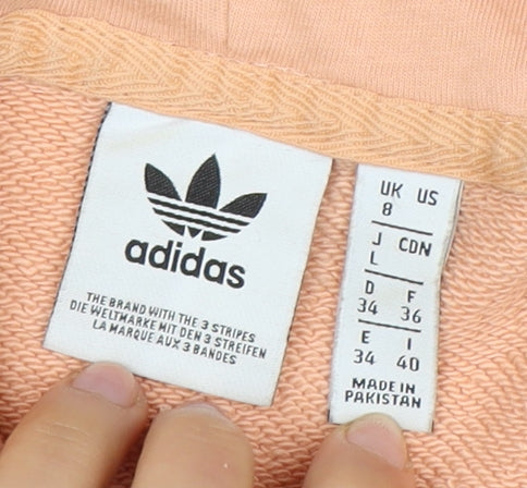 Adidas Women's Peach Pullover Hoodie Size 8