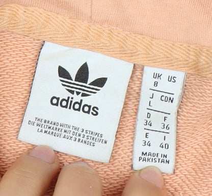 Adidas Women's Peach Pullover Hoodie Size 8
