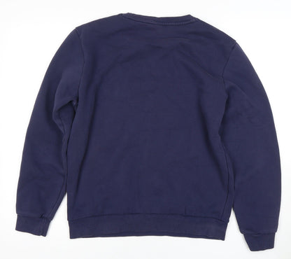 Puma Unisex Adults Blue Sweatshirt, Size S, Crew Neck