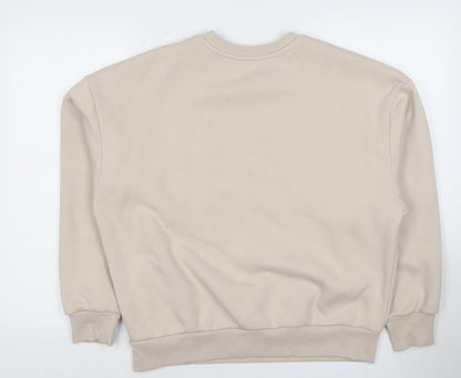 Stradivarius Beige Women's Sweatshirt, Size 6