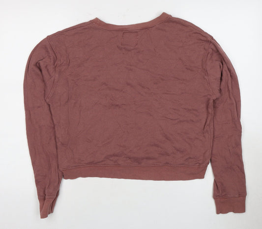 Womens UK Size 4XL Pull&Bear Purple Pullover Sweatshirt