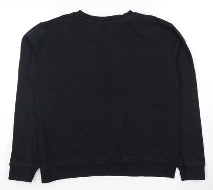 Oasis Women's Black Pullover Sweatshirt, Size S