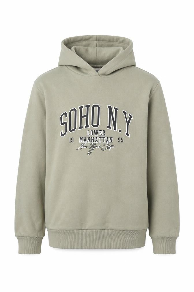 New Look Boys Grey Pullover Hoodie 12-13 Years