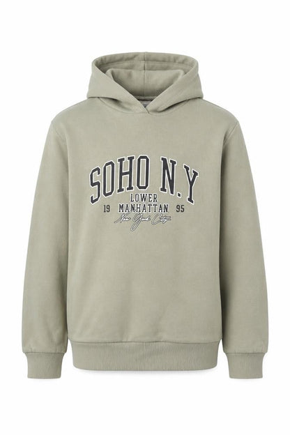 New Look Boys Grey Pullover Hoodie 12-13 Years