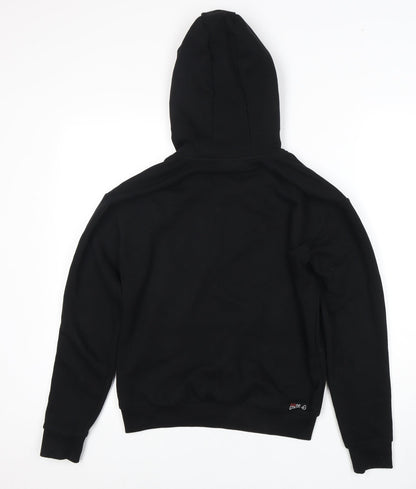 Fila Unisex Black Pullover Hoodie - Size S - Logo Accents