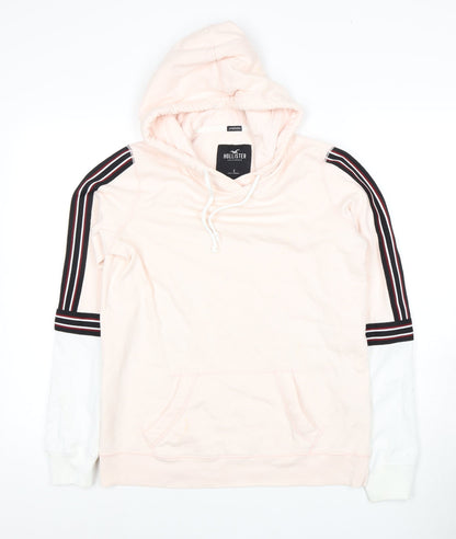 Hollister Women's Pink Pullover Hoodie Size S