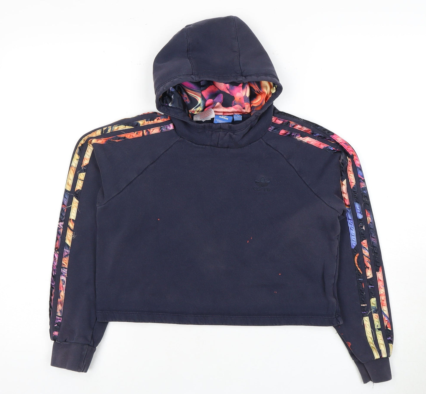 Adidas Unisex Kids Blue Pullover Hoodie 12-13Y