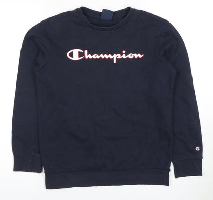 Champion Boys' Blue Pullover Sweatshirt - Size Large