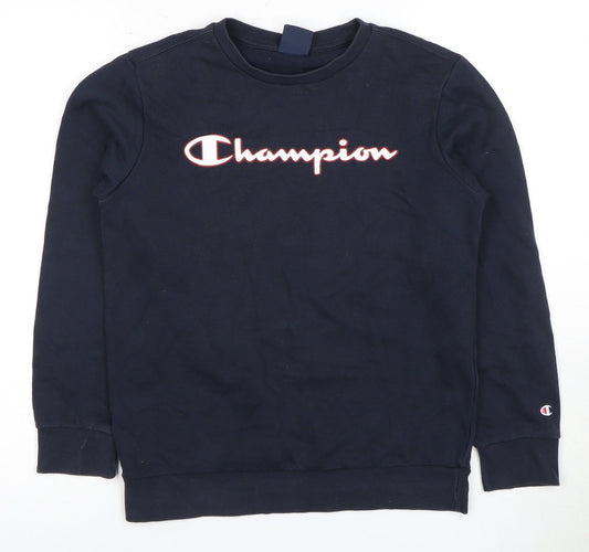 Champion Boys' Blue Pullover Sweatshirt - Size Large