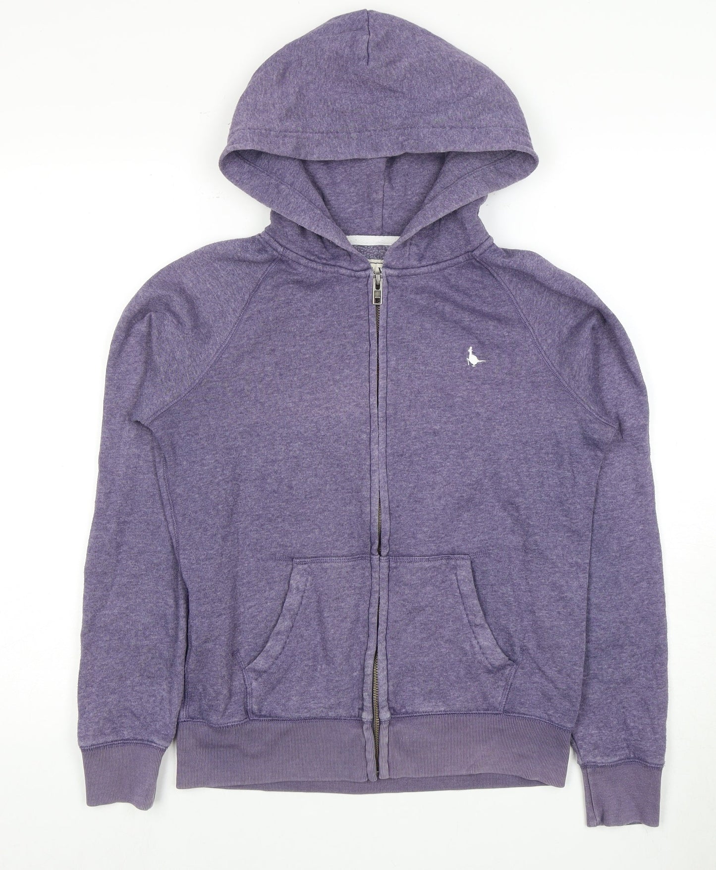 Unisex Adults UK Size 10 Plus Jack Wills Purple Full Zip Hoodie