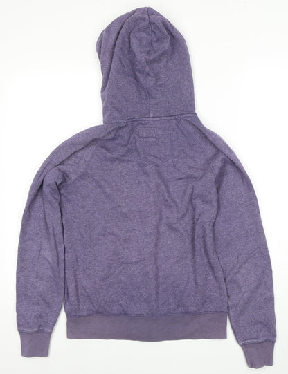 Unisex Adults UK Size 10 Plus Jack Wills Purple Full Zip Hoodie