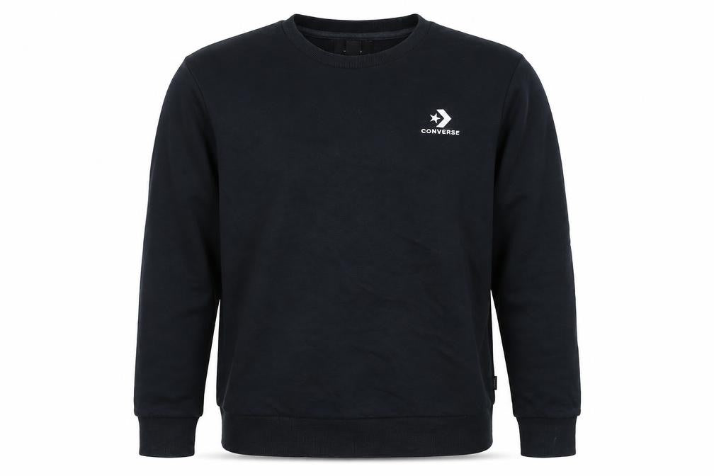 Mens UK Size M Converse Black Pullover Sweatshirt