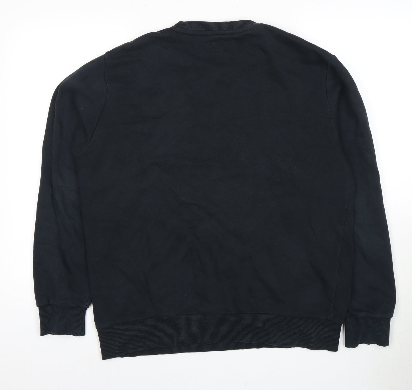 Mens UK Size M Converse Black Pullover Sweatshirt