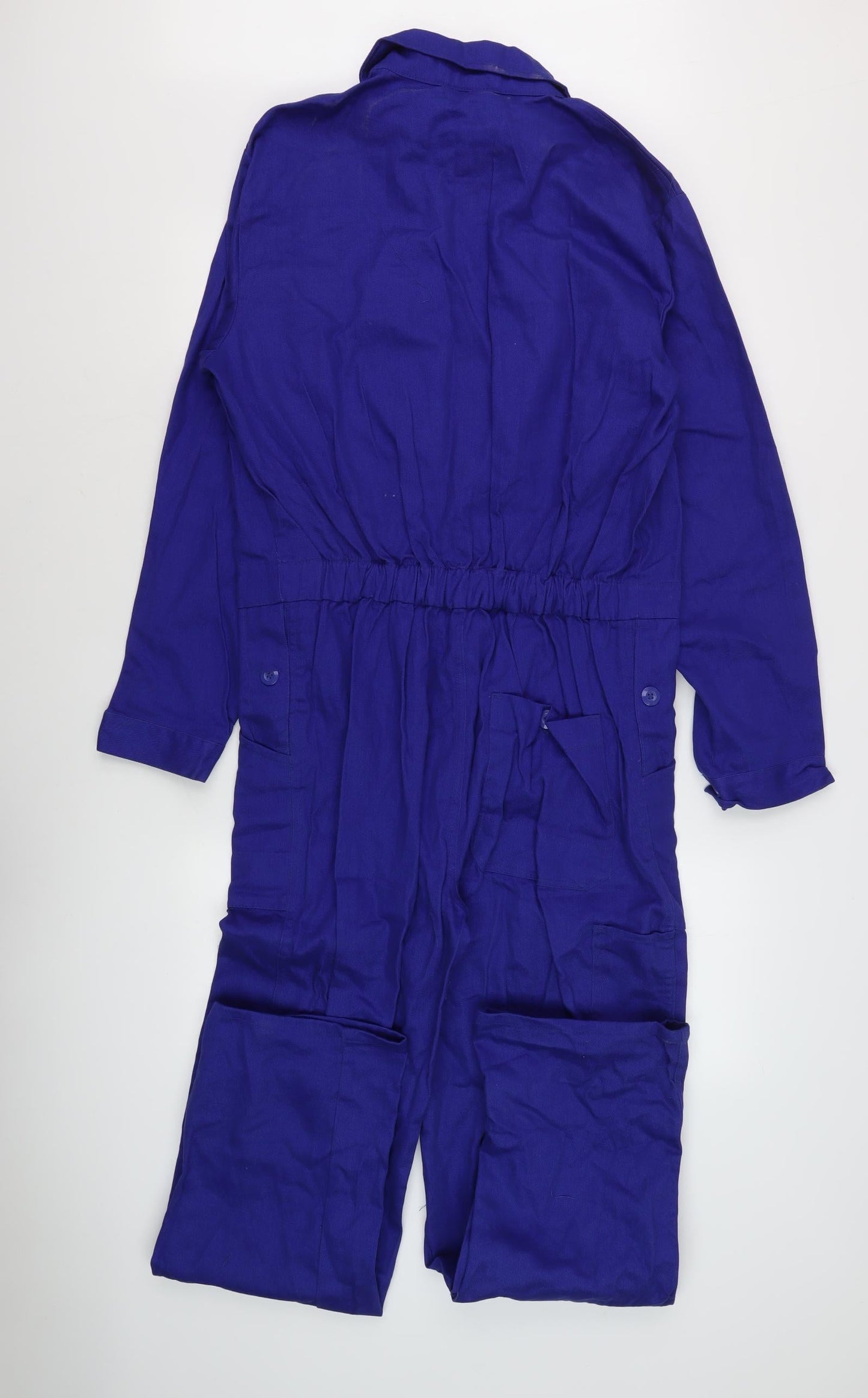 Worker Men's Blue Dungarees, Size 48, Cotton Canvas