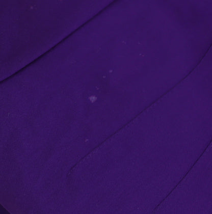 Zara Women's Purple Trousers - Size S, Regular Fit