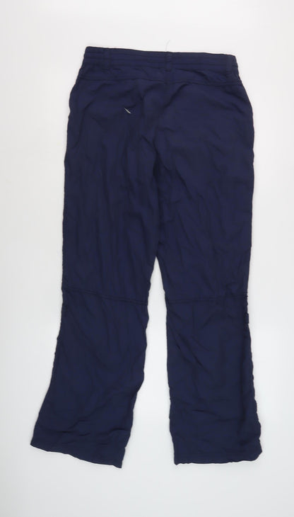 Crane Women's Blue Cargo Trousers Size M