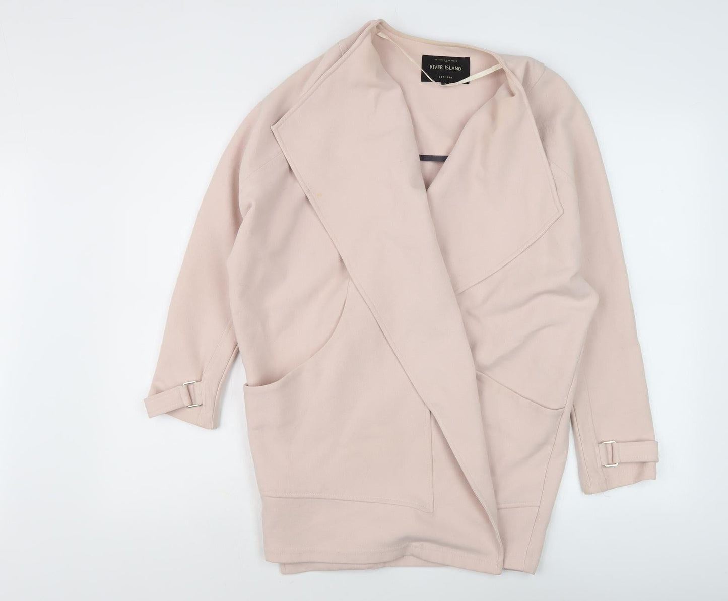 Womens UK Size 6 River Island Pink Basic Jacket