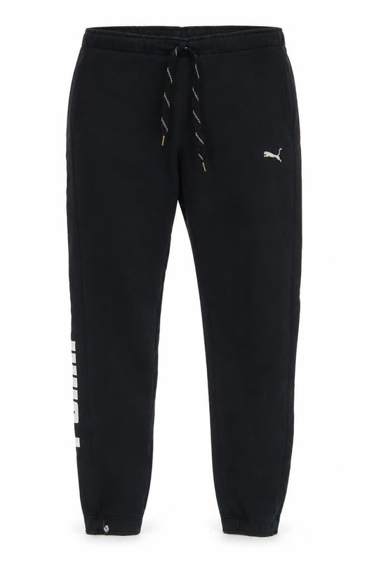 Front view of Puma Men's Black Jogger Trousers -, size S