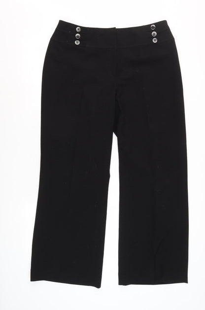 Womens UK Size 14 Debenhams   Black Trousers