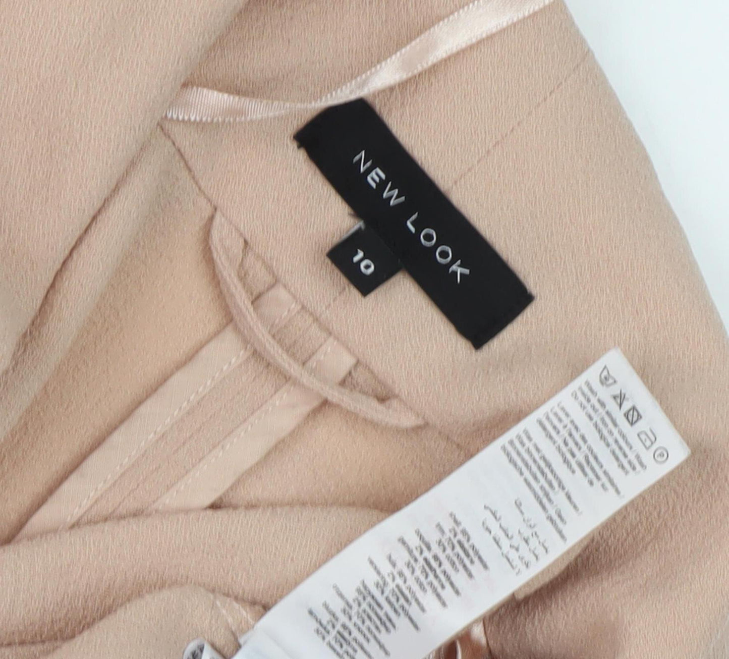 New Look Beige Women's Jacket, Size 10, 3/4 Sleeve Casual Wear