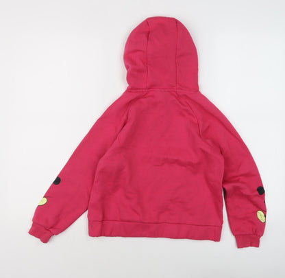 Disney Girls Red Mickey Mouse Hoodie Pullover 11 Years Casual Fun