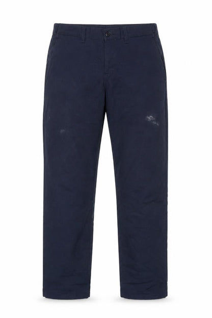 Front view of Dickies unisex blue straight leg casual trousers