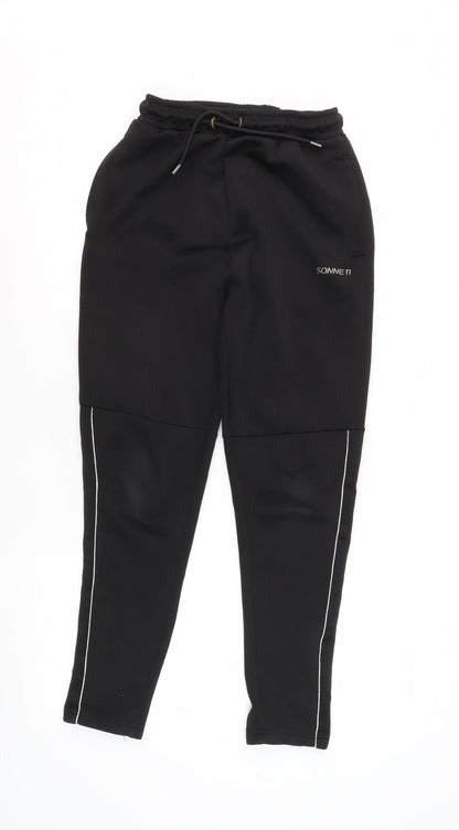 Sonneti Boys Black Jogger Trousers, Size 13 Years, Activewear