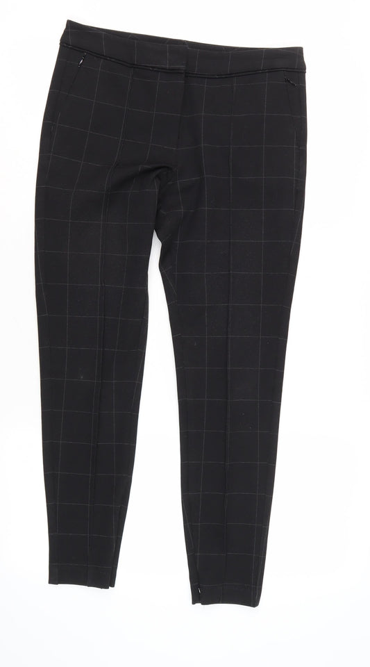 Womens UK Size 10 Marks and Spencer Regular Fit Casual Business Black Trousers