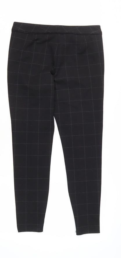 Womens UK Size 10 Marks and Spencer Regular Fit Casual Business Black Trousers