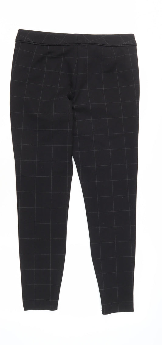 Womens UK Size 10 Marks and Spencer Regular Fit Casual Business Black Trousers