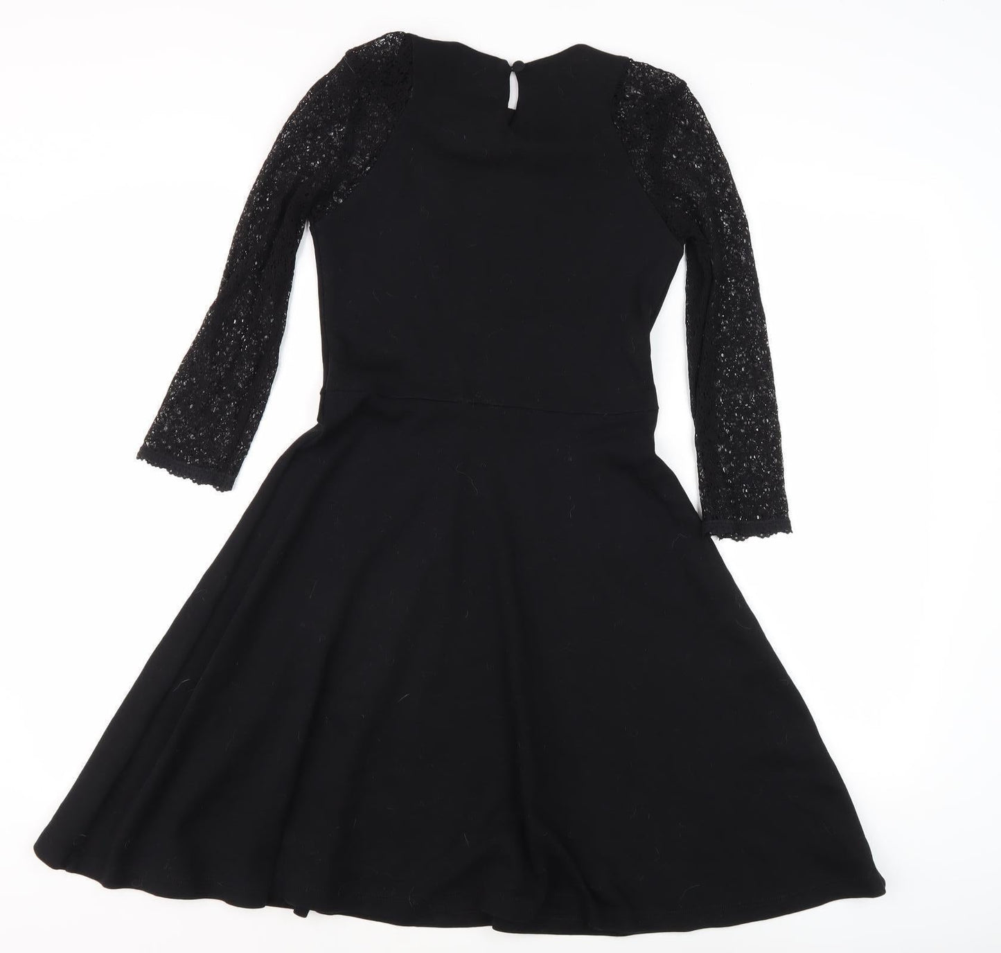 French Connection Women's Black A-Line Dress Size 10