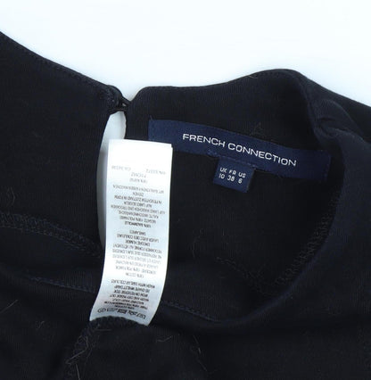 French Connection Women's Black A-Line Dress Size 10